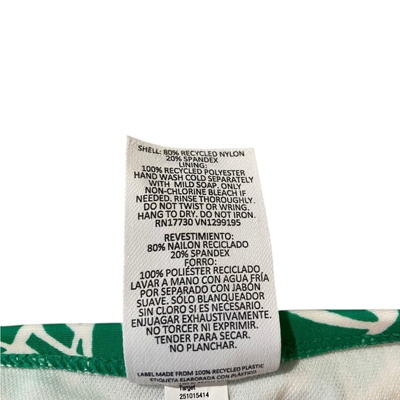 Tabitha Brown - Green and White Bikini Bottom - Picture 8 of 8